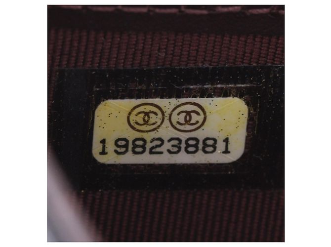Cartera larga Chanel de piel de becerro granulada negra Negro - vista 18
