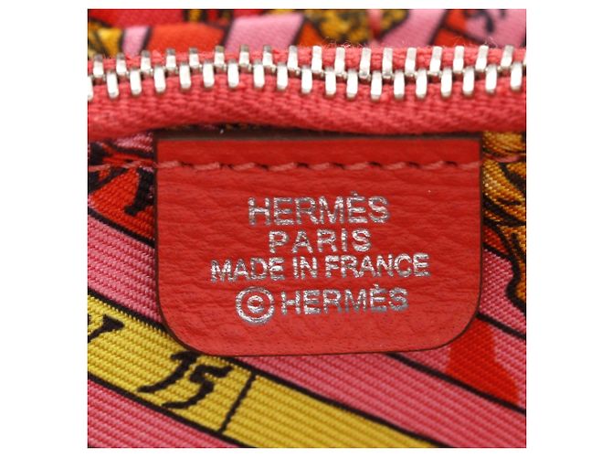 Hermès Hermes Azap lange Geldbörse aus rosa Epsom-Leder Pink - Ansicht 15