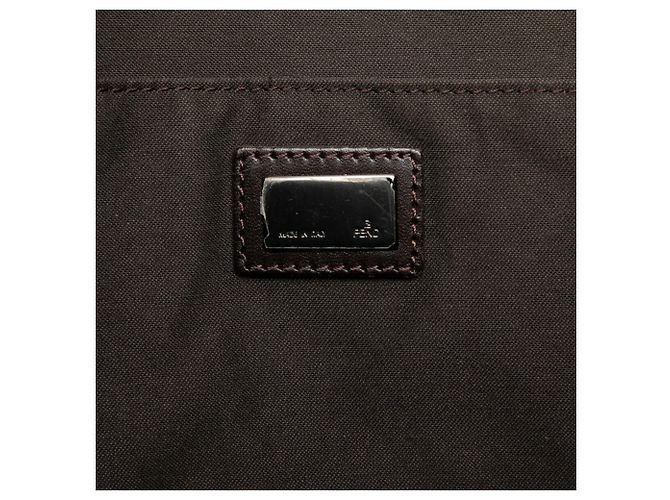 Fendi Zucchino Tote Bag Braun Beige - Ansicht 5