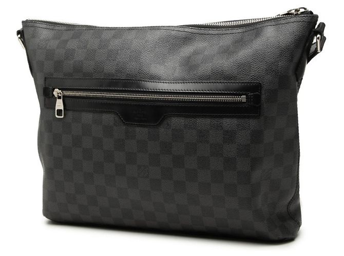 Sac bandoulière Louis Vuitton Damier Graphite Mick MM Noir - vue 2