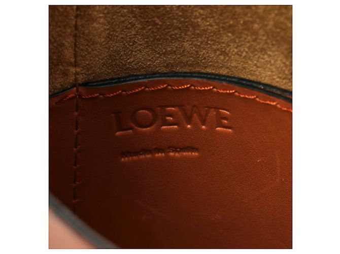 Bolsa Bucket Loewe Anagram Bamboo Marrom - vista 10