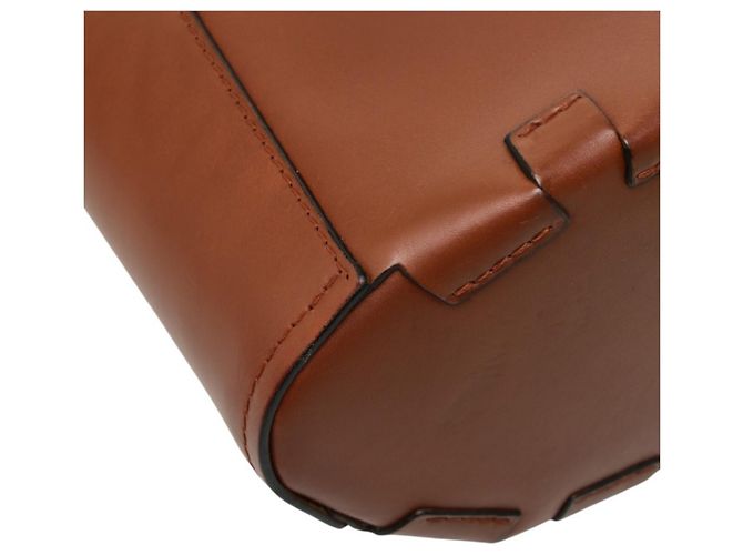 Bolsa Bucket Loewe Anagram Bamboo Marrom - vista 5