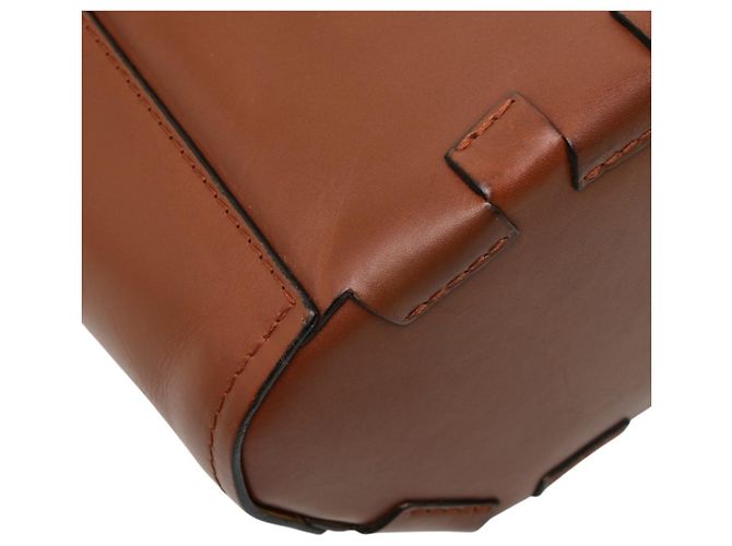 Bolsa Bucket Loewe Anagram Bamboo Marrom - vista 7