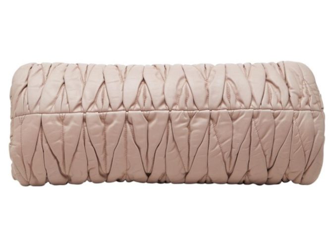 Borsa a tracolla Miu Miu Matelassé Rosso Beige - vista 3