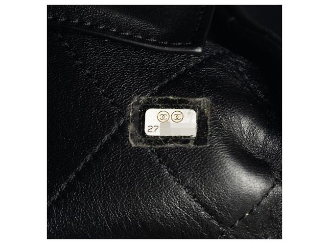 Chanel Coco Mark Wild Stitch Tote Bag Schwarz - Ansicht 6