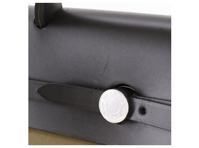 Hermès Sac à main Hermes Herbag Zip MM Noir - vue 13
