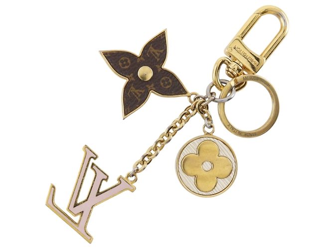 Louis Vuitton Portecle Spring Street Keychain Bag Charm Golden Monogram - view 2