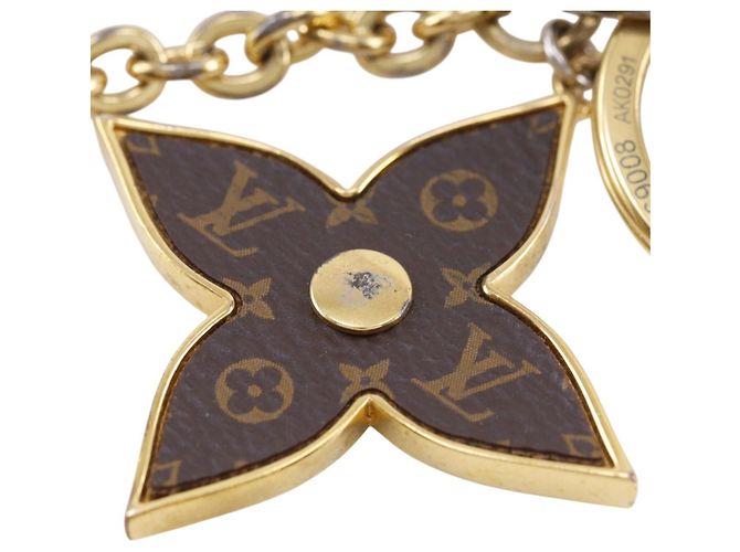 Louis Vuitton Portecle Spring Street Keychain Bag Charm Golden Monogram - view 4