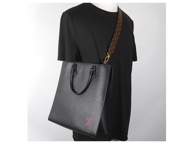 Louis Vuitton Sac Plat PM Handbag Nero - vista 13