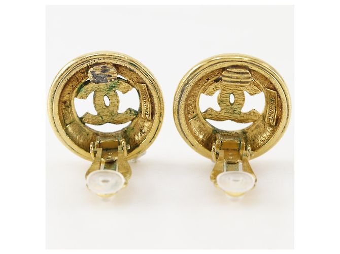 Orecchini a clip Chanel Vintage Coco Mark - vista 4