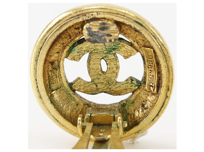 Orecchini a clip Chanel Vintage Coco Mark - vista 6