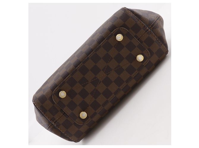 Bolso Tote Louis Vuitton Marley Bourne PM Castaño Damier ebene - vista 11