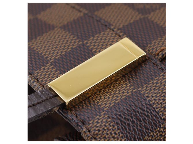 Bolso Tote Louis Vuitton Marley Bourne PM Castaño Damier ebene - vista 12