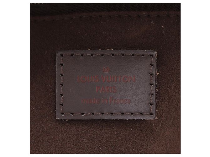 Bolso Tote Louis Vuitton Marley Bourne PM Castaño Damier ebene - vista 15