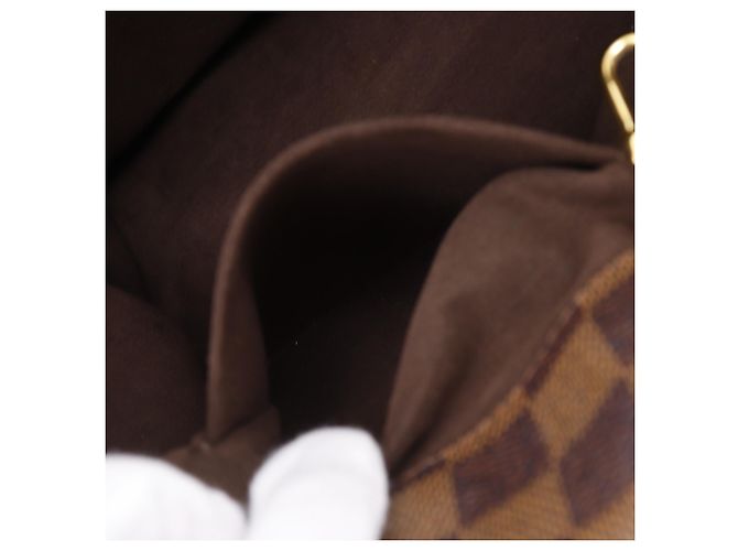 Bolso Tote Louis Vuitton Marley Bourne PM Castaño Damier ebene - vista 8