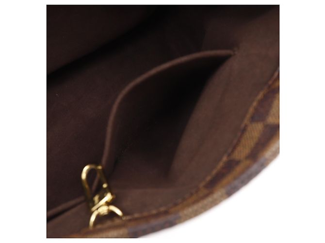 Bolso Tote Louis Vuitton Marley Bourne PM Castaño Damier ebene - vista 9