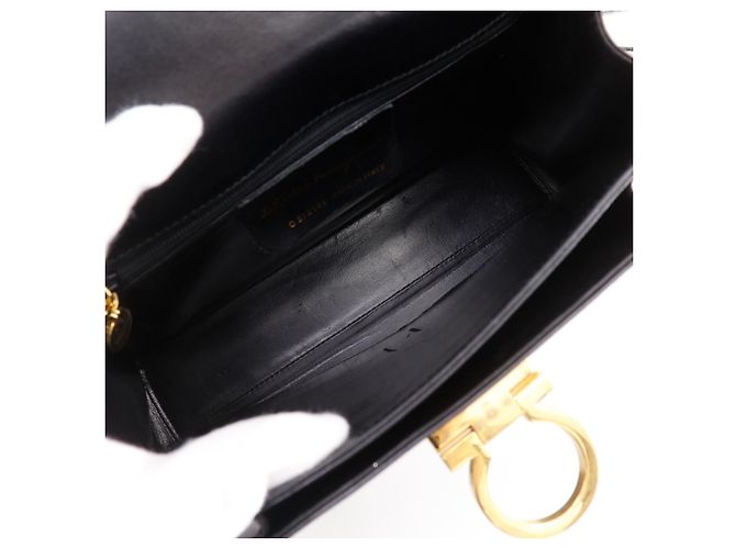 Borsa Salvatore Ferragamo Gancini Nero - vista 6