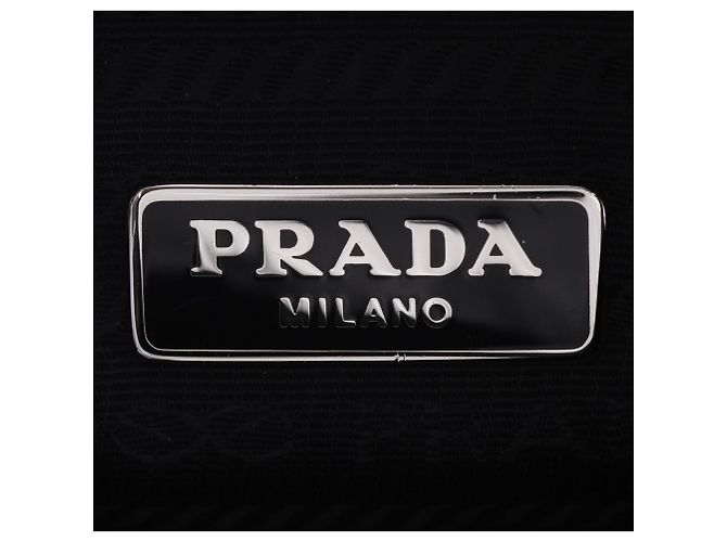 Bolso de nylon Prada 1NE021 Negro - vista 11
