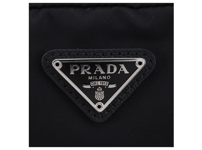 Bolso de nylon Prada 1NE021 Negro - vista 12