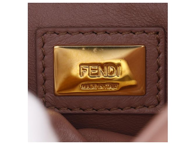 Borsa Fendi Peekaboo XS Rosa - vista 18