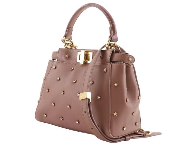 Borsa Fendi Peekaboo XS Rosa - vista 2