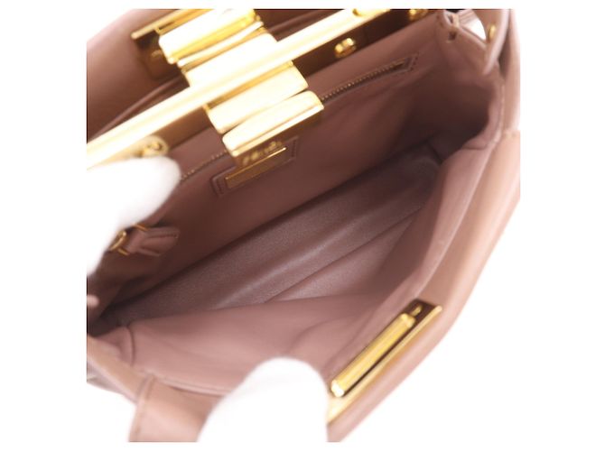 Borsa Fendi Peekaboo XS Rosa - vista 6