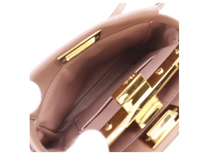 Borsa Fendi Peekaboo XS Rosa - vista 8