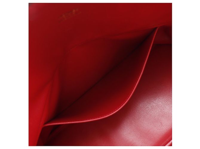 Hermès Borsa Hermes Bolide 35 in pelle Taurillon Clemence rossa Rosso - vista 7
