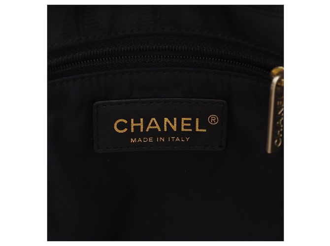 Borsa a tracolla Chanel in tela di nylon nera Nero - vista 14
