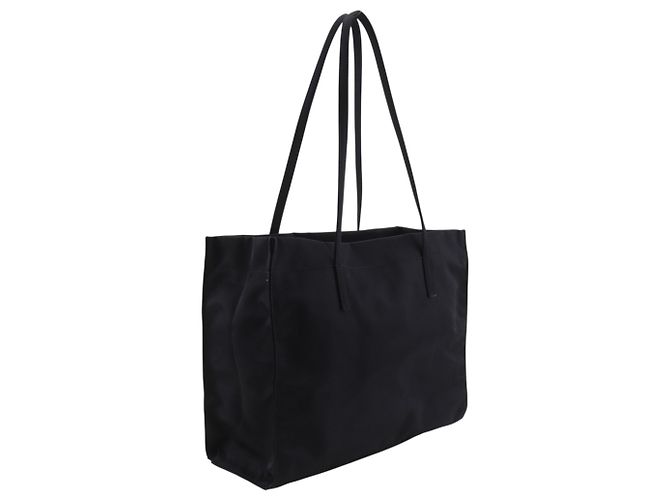 Fendi Logo Plate Tote Bag Schwarz - Ansicht 3