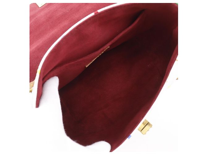 Louis Vuitton Patty Schultertasche Weiß Mehrfarben Monogramm - Ansicht 5