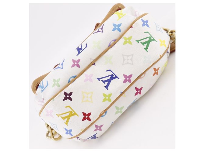 Louis Vuitton Patty Schultertasche Weiß Mehrfarben Monogramm - Ansicht 9