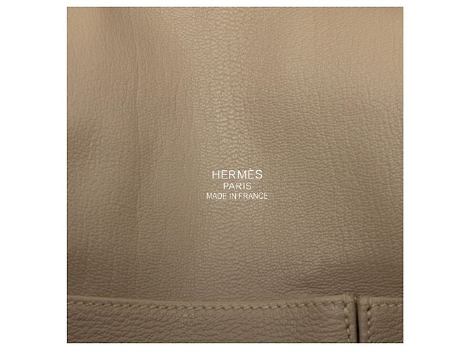 Hermès Bolsa de Ombro Hermes Jypsiere 34 Bege - vista 5