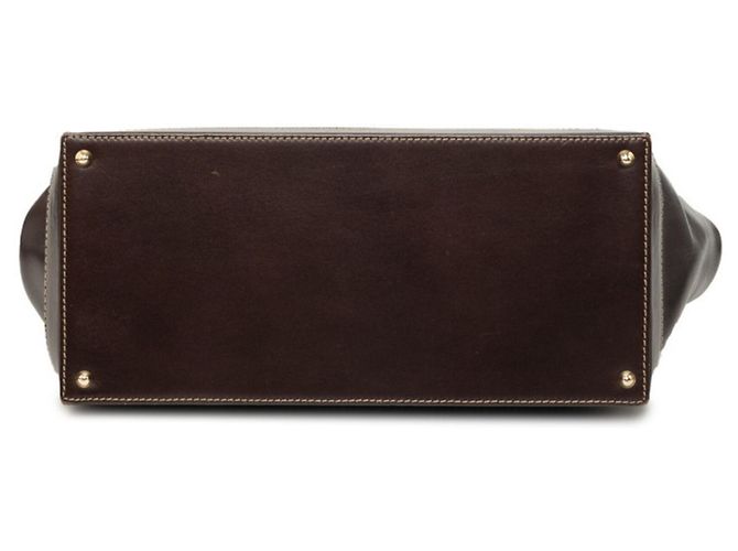 Fendi Zucca Handtasche braun Leder und Canvas - Ansicht 3