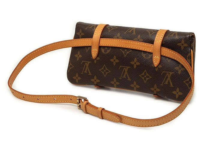 Louis Vuitton Monogram Pochette Marelle Gürteltasche Braun - Ansicht 2
