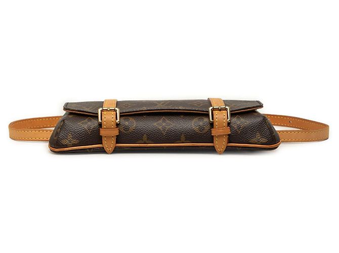 Louis Vuitton Monogram Pochette Marelle Gürteltasche Braun - Ansicht 3