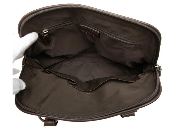 Christian Dior Trotter Handtasche Braun Beige - Ansicht 4