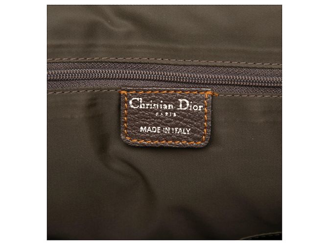 Christian Dior Trotter Handtasche Braun Beige - Ansicht 5