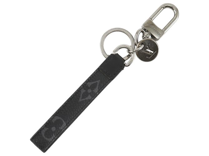 Louis Vuitton Monogram Eclipse Key Ring Black - view 2