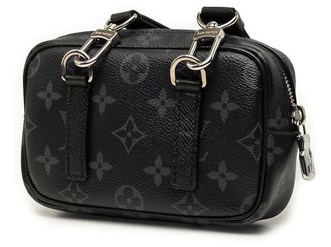 Louis Vuitton Monogram Eclipse Outdoor Pochette Nero - vista 2