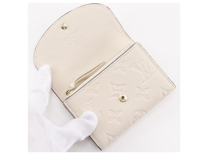 Louis Vuitton Portemonnaie Rosary Coin Case Blanco - vista 9