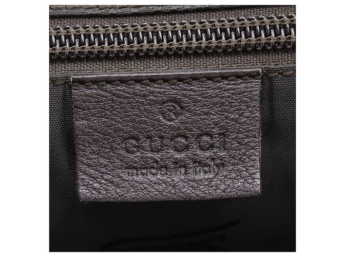 Mala de Viagem Boston Gucci em couro marrom - vista 14