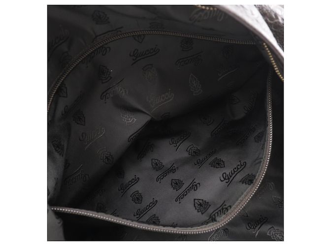 Mala de Viagem Boston Gucci em couro marrom - vista 7