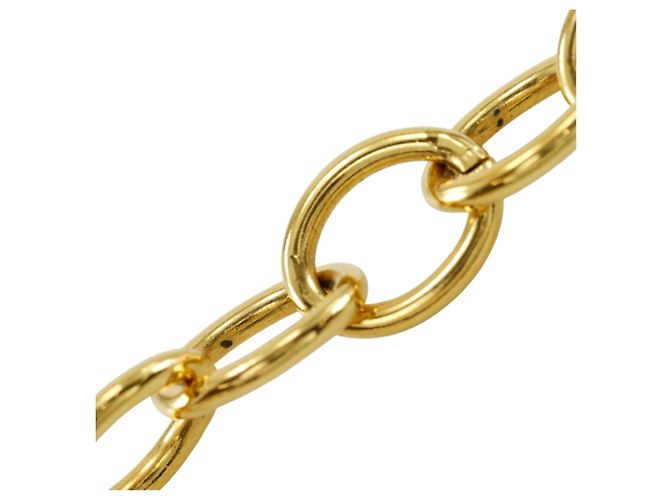Collar Chanel Coco Mark chapado en oro Dorado - vista 11
