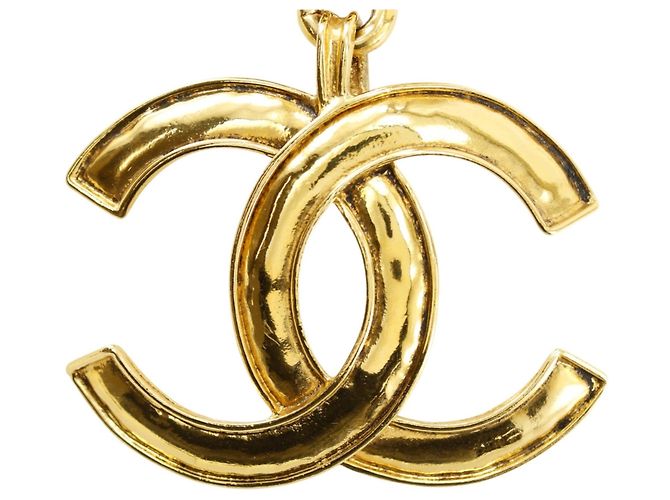 Collar Chanel Coco Mark chapado en oro Dorado - vista 13
