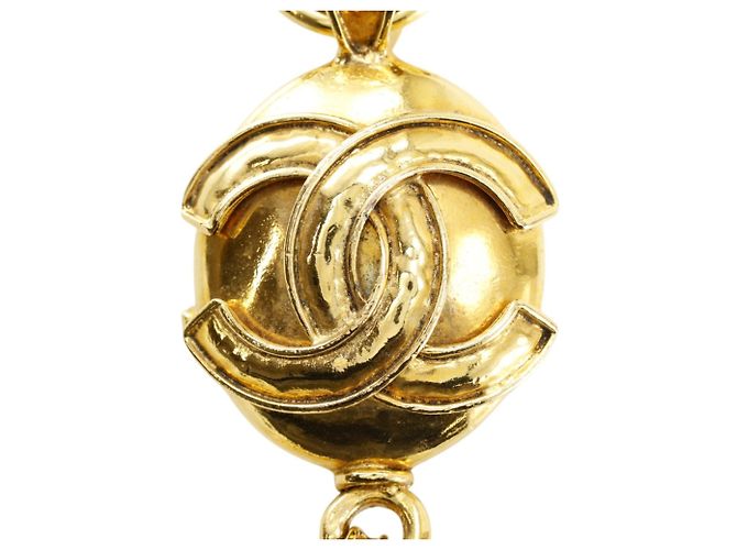 Collar Chanel Coco Mark chapado en oro Dorado - vista 14