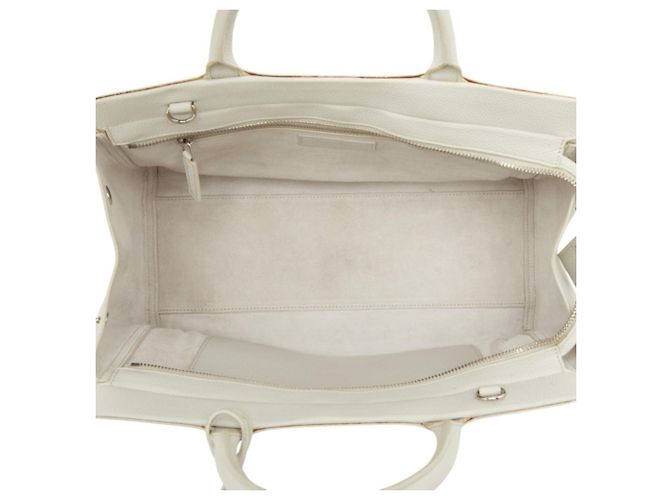 Autre Marque Borsa Saint Laurent Cabas Rive Gauche Grigio - vista 8