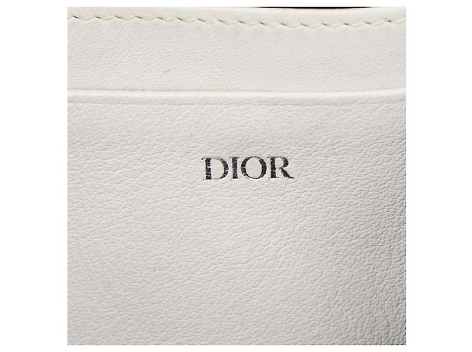 Borsa a tracolla Christian Dior in pelle avorio Crudo - vista 12