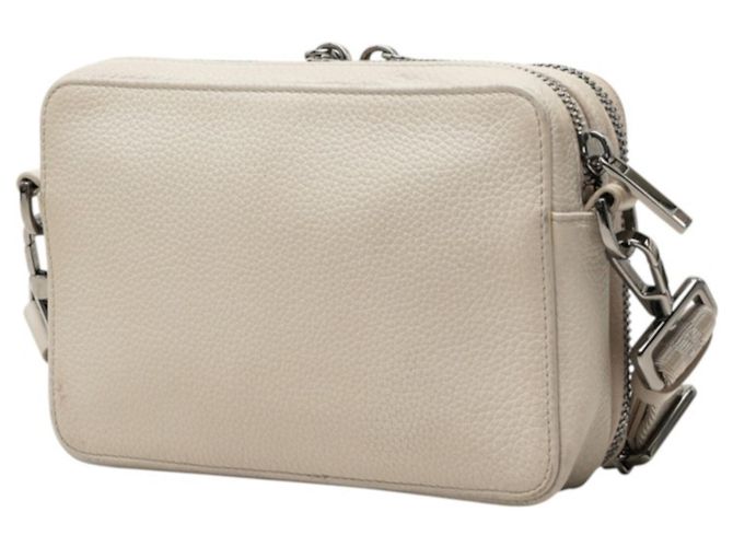 Borsa a tracolla Christian Dior in pelle avorio Crudo - vista 2