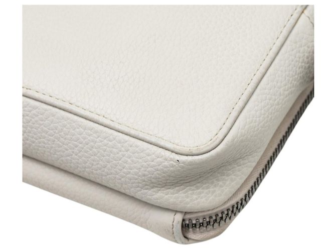 Borsa a tracolla Christian Dior in pelle avorio Crudo - vista 6